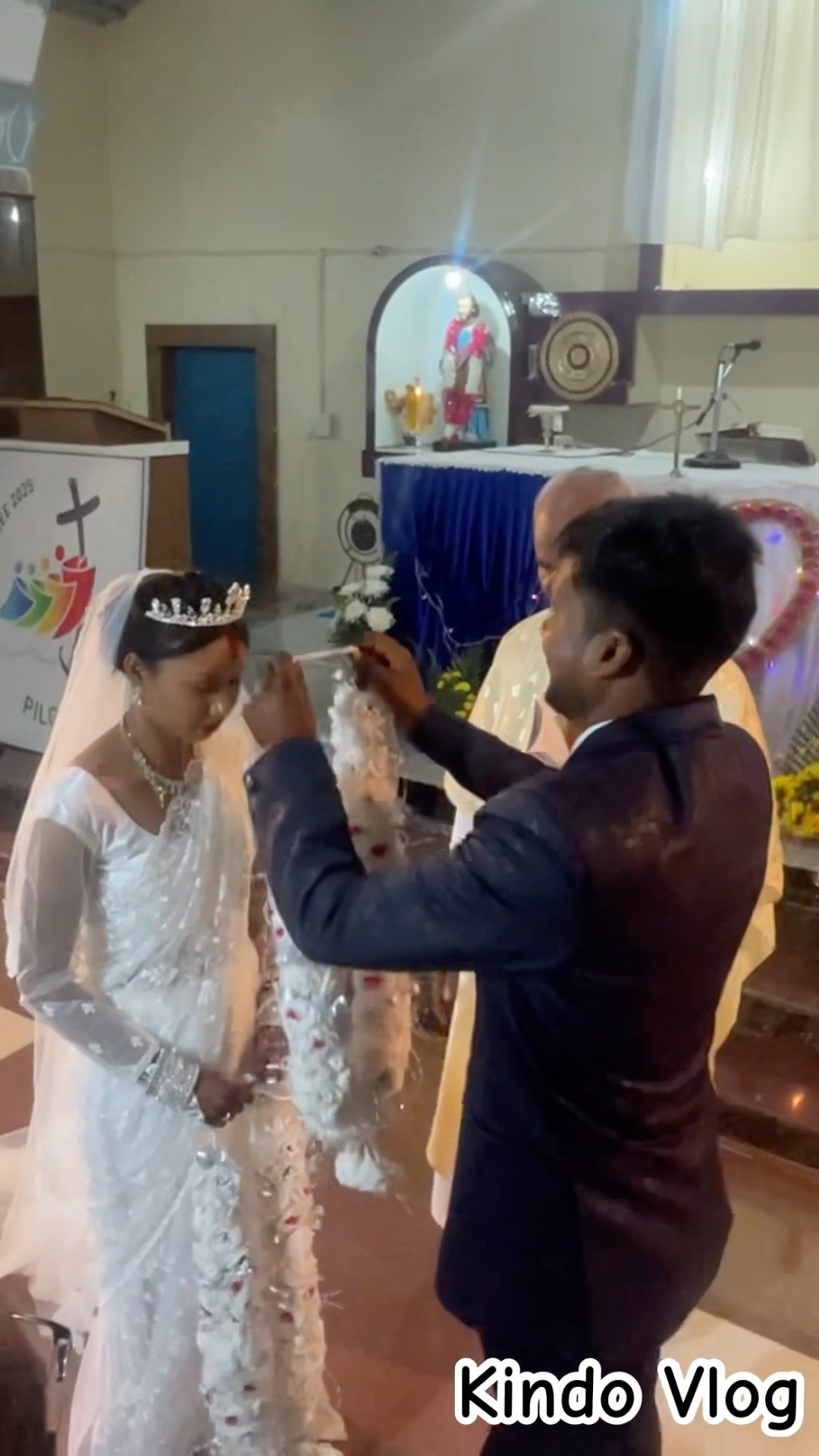 Jeewan weds jyoti , Christian wedding,Chhattisgarh